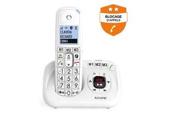 Téléphone sans fil Alcatel DECT XL785 avec Répondeur, Grand Ecran et grandes touches