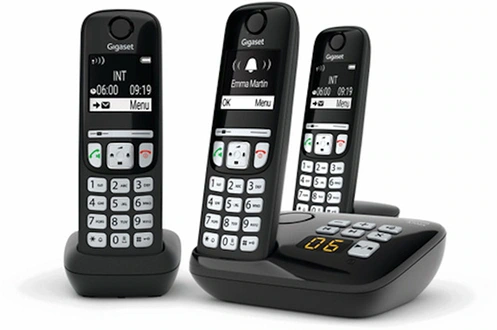 Téléphone fixe sans fil Gigaset A700A Quattro Noir - GRAZEINA TECHNOLOGIES