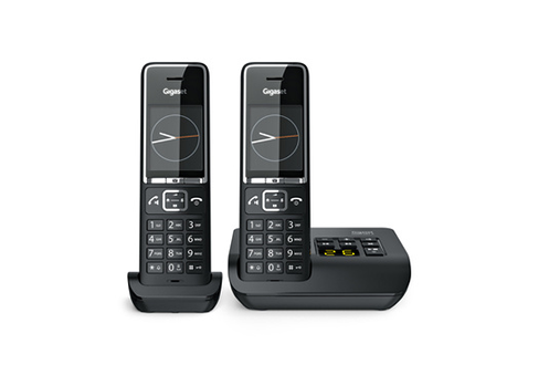 Gigaset - Téléphone sans fil Comfort 550 Duo Black - Téléphone  fixe-répondeur - Rue du Commerce