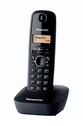 Téléphone sans fil panasonic kx-tgq500gs noir (reconditionné a) - Conforama