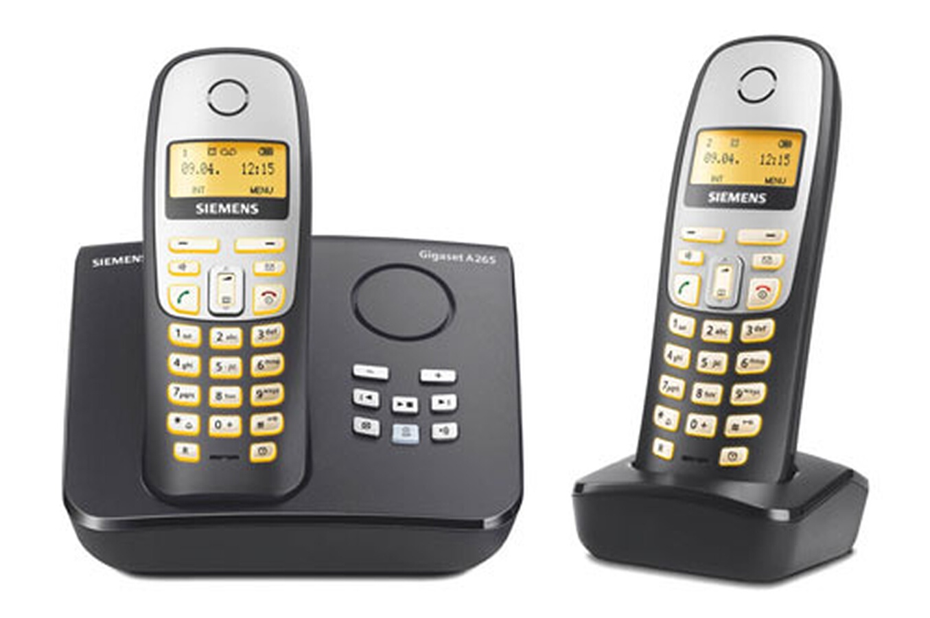 Téléphone sans fil Siemens A265 DUO NOIR - A265DUO (2358883) | Darty