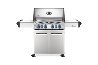 Barbecue gaz - 6 Brûleurs inox / Surface de cuisson: 71 x 46 cm / Grilles en acier inoxydable WAVET / Couvercle pivotant LIFT EASETM peu encombrant