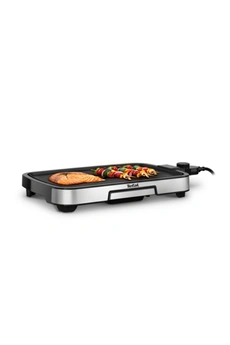 Plancha électrique 2000 W, Revêtement antiadhésif Resist + / Surface de cuisson 40,1 x 24,9 cm - Jusqu'à 6 personnes / Thermostat réglable : 5 positions ajustables à tous les types d'aliments / Cuisson saine avec peu ou pas d'huile - Facile à nettoyer