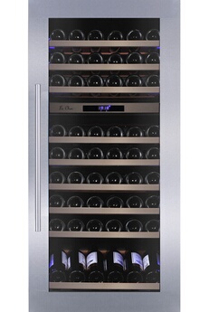 Porte triple vitrage, traitée anti-UV / Contrôle sensitif avec affichage digital LED / Filtre à charbon (x1) / système anti-vibration