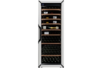 Capacité 182 bouteilles "type Bordeaux 75cl" - HxLxP : 182.5 x 68 x 77.5 cm / 8 clayettes en bois dont 6 coulissantes / Ecran tactile LCD avec affichage de la température / Porte double vitrage renforcée au gaz Argon