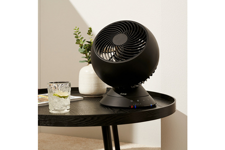 Ventilateur Duux ventilateur de table écoénergétique avec affichage LED et télécommande GLOBE DXCF07 NOIR