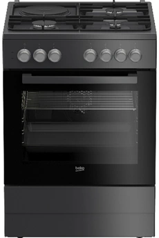 Largeur 60 cm - Table mixte / 3 foyers gaz + 1 électrique - Allumage intégré / Capacité 72 L - Multifonction - Chaleur pulsée 3D / Nettoyage catalyse - Contre-porte plein verre amovible