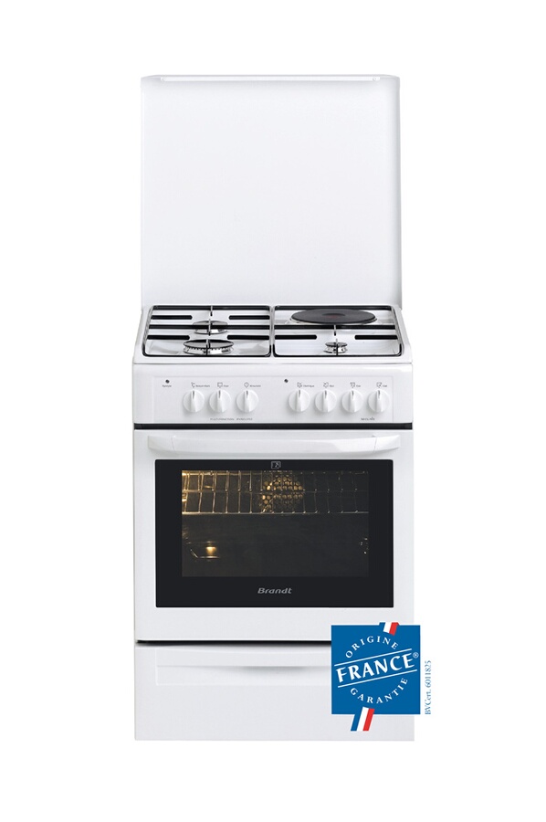 cuisiniere mixte brandt four pyrolyse