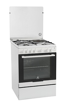 Cuisinière mixte Electrolux EKM6130AOW BLANC