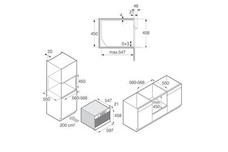 Micro-ondes combiné Asko OCM8464S | Darty