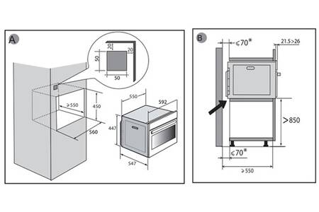 Four Combiné Micro-ondes De Dietrich Encastrable - 30L, 2925W, Noir, Neuf (défauts Possibles)