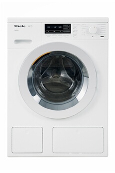 Miele Elégance Wkg 120 - Machine À Laver - Chargement Frontal - 64 Litres - 8 Kg - 1600 Tours/Min - Blanc