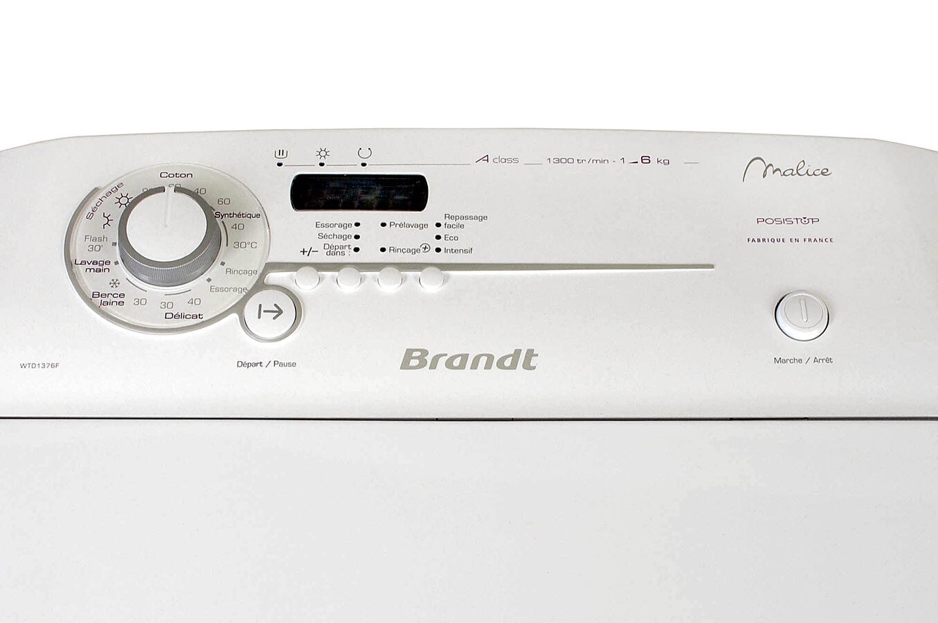 Lave linge sechant Brandt WTD1376F (2473127) | Darty