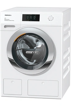 Capacité de lavage 9 kg / séchage 6 kg / Essorage variable jusqu'à 1600 tours/min - 72 dB / L x H x P : 59.6 x 85 x 71.4 cm / Tambour HydroGliss - TwinDos - Fonction AddLoad