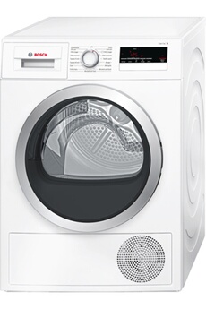 Capacité 8 kg - Condensation / Séchage par sonde (arrêt automatique) / Fin différée avec affichage du temps restant / Design antiVibration - Technologie AutoDry