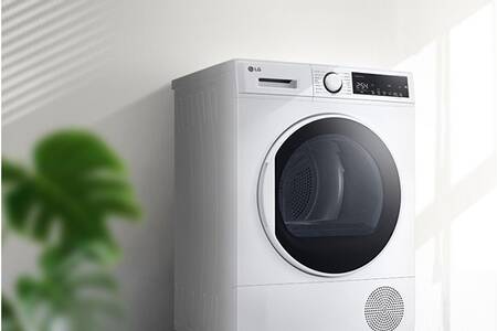 Sèche-linge Frontal LG RH8D13WH - Pompe à Chaleur, 8kg, A++, Fonction Défroissage