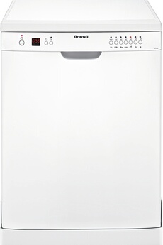 Tous les lave vaisselle - Brandt - Lave-vaisselle Dfh12127w 12 Couverts 60 Cm 47 Db Départ Différé
