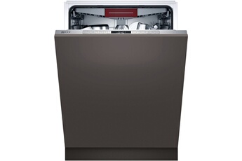 Encastrable - Largeur 60 cm (14 couverts) - 43 db - Glissières / Consommation d'eau 9,5 L/cycle - Classe énergétique A / L x H x P : 59.8 x 86.5 x 55 cm / Programme Chef 70 °C - Séchage Zeolith - Home Connect