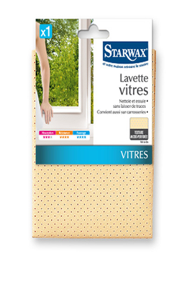 Accessoires de ménage Starwax LAVETTE MICROFIBRE VITRES