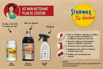 Accessoires de ménage Starwax KIT NETTOYANT PLAN DE CUISSON