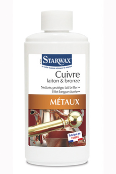 Produits d'entretien maison Starwax Nettoyant cuivre laiton & bronze - 250ml