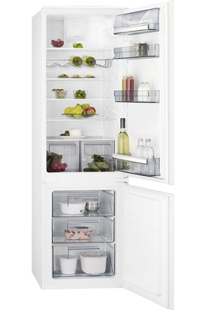 Refrigerateur congelateur en bas Aeg SCK618F3FS - Encastrable - 178 cm