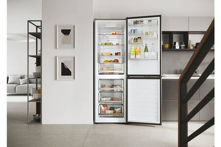 Réfrigérateur-congélateur HAIER HDW3618DNPW - 341L Total, No Frost, Inverter - Classe D - Blanc