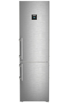 Volume 362 L - Dimensions (H-L-P) 201,5x 59,7 x67,5 cm - Classe C - 34 dB / Réfrigérateur à froid brassé Powercooling avec filtre FreshAir 259 litres / Congélateur à froid ventilé NoFrost 103 litres / Fabrique à glaçons EasyTwistIce - VarioTemp