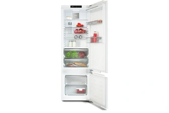 Volume 255 L - HxLxP : 177 x 55.9 x 55 cm - Classe C - 32 dB / Réfrigérateur 201 L à froid brassé (Dynacool) - Dégivrage automatique / Congélateur 54 L à froid statique - Dégivrage manuel / Fixation de l'habillage sur charnières pantographes