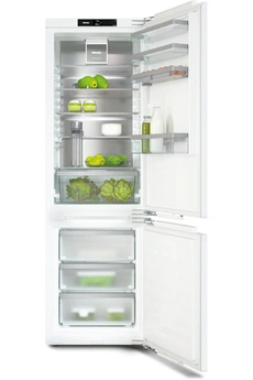 Volume 254 L - HxLxP :177 x 55.9 x 54.6 cm - Classe C - 33 dB / Réfrigérateur 184 L à froid brassé (Dynacool) - Dégivrage automatique / Congélateur 70 L à froid ventilé (Nofrost) - Sans givre / Fixation de l'habillage sur charnières pantographes