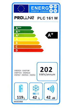Réfrigérateur congélateur en bas Proline PLC 161 W