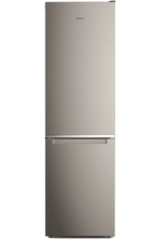 Réfrigérateur frigo combiné inox 331l froid ventilé no frost