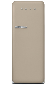 Réfrigérateur 1 porte pose libre 244+26l D Gris métal charnières à gauche -  SMEG Années 50 Réf. FAB28LSV5