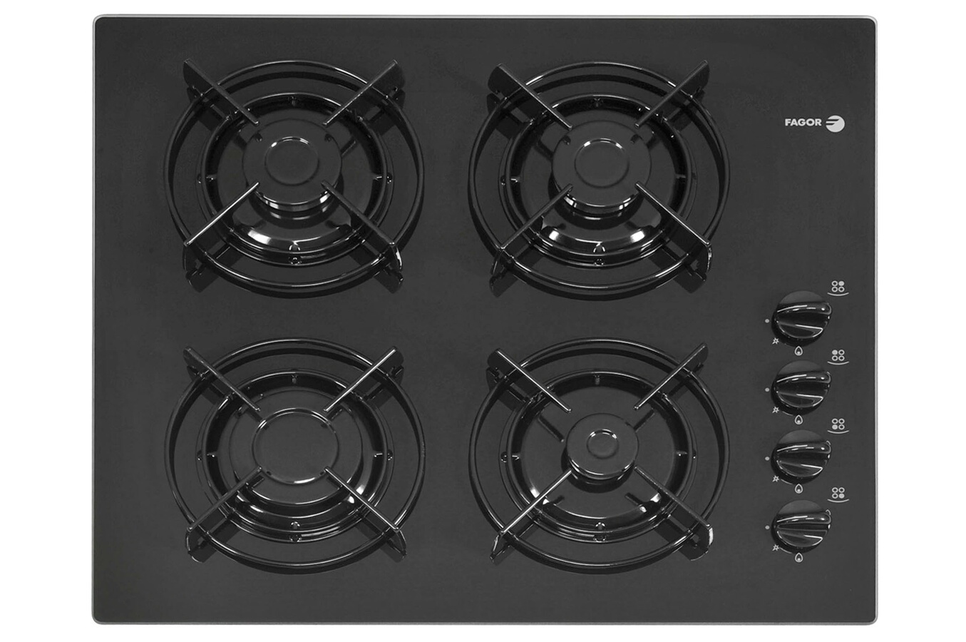 Plaque gaz Fagor 3CFIE4GLSN NOIR 3CFIE4GLSN (3389146) Darty