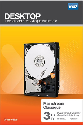 Disque dur interne Wd Desktop Mainstream 3To - WDBH2D0030HNC-ERSN
