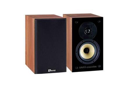 Enceinte bibliothèque Davis Balthus 30 Noyer a la paire