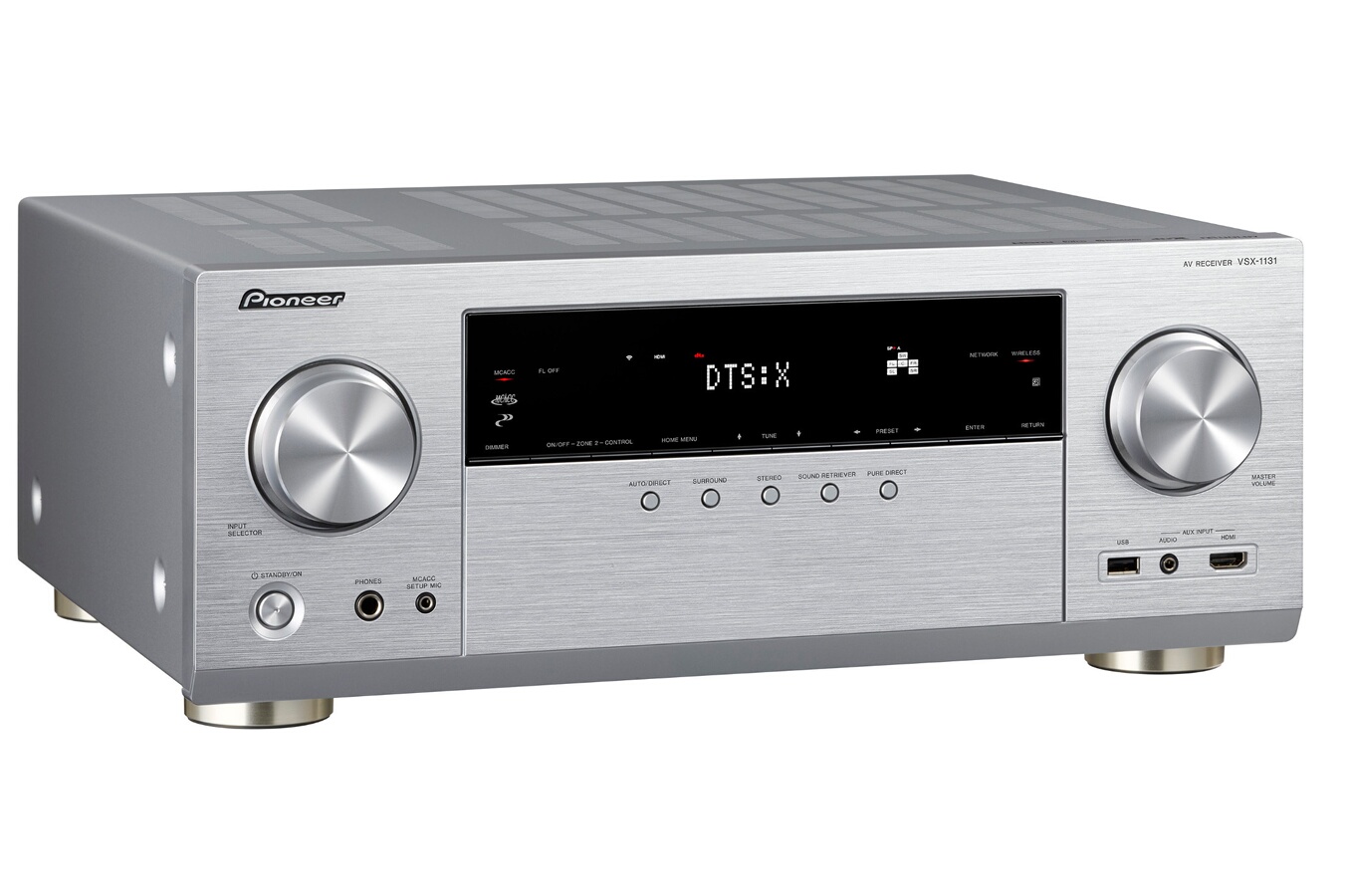 Ampli Home Cinéma Pioneer VSX1131 SILVER (4222539) | Darty