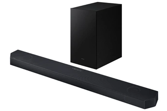 Barre de son 3.1.2Ch - Caisson de basse / 9 haut-parleurs - Dolby Atmos sans fil - DTS:X / Q-Symphony : son synchronisé entre TV + barre de son / Wi-Fi - Bluetooth - HDMI - Airplay 2