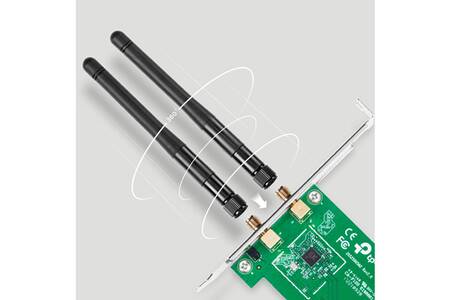 Carte WiFi PCIe TP-Link TL-WN881ND 300 Mbps - N Standard - Equerre Low Profile - Windows & Linux
