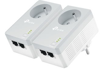 TP-Link CPL 2000 Mbps avec 2 ports Ethernet Gigabit et Prise intégrée, Kit  de 2 CPL - Solution idéale pour profiter du service Multi-TV à la maison  (TL-PA9025P KIT) : : Informatique