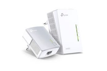 CPL Tp Link Kit 2 CPL AV600 + WiFi N 300 Mbps - Reconditionne