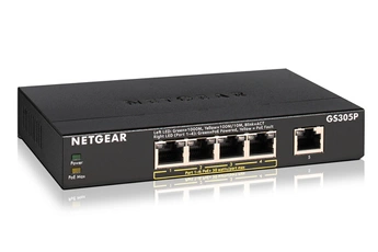 Switch réseau Netgear Switch GS305Pv2 5 Ports Gigabit noir