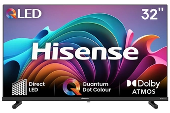 Ecran QLED/Direct LED 80 cm (32") - FHD / Fréquence de balayage TV : 60Hz / Quantum Dot (QLED) - Mode Jeu / 2 x HDMI - 2 x USB Type-C