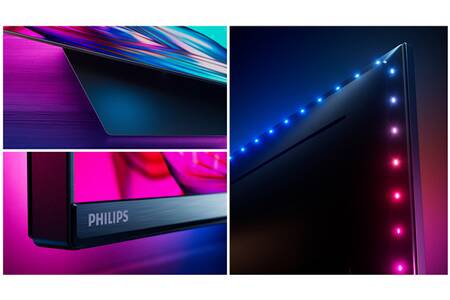 Tv Led Philips Pus Led Ambilight Tv The One Dolby Atmos Et Vision Hz K Cm