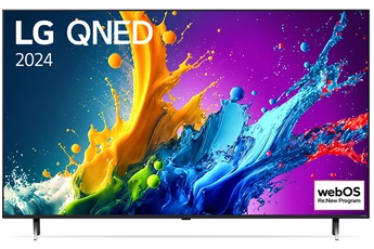 Ecran 108 cm (43") - 4K UHD / Technologie QNED - Processeur ?5 AI 4K Gen7 / WebOS 24 - Intelligences Artificielles - Airplay 2 et Chromecast / Télécommande Magic Remote - 3 HDMI - 2 USB