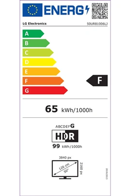 Lg 50UR81 50'' 4K UHD Smart TV 126cm