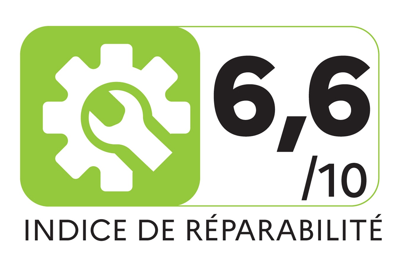Indice de réparabilité de 6,7