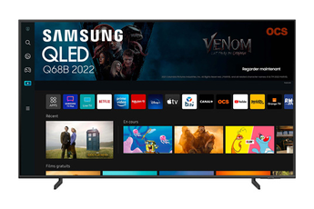 TV LED Samsung QLED QE65Q68B 4K UHD 652022 Noir