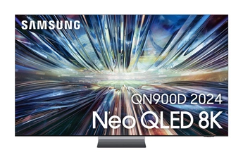 Nouvelle génération de Processeur NQ8 AI Gen3 2X plus rapide. / L'IA optimise tous vos contenus en 8K. / Un son surround en Dolby Atmos et optimisé avec le traitement par IA. / Toutes vos applications de streaming préférées et tous vos divertissements réunis en un seul endroit. C'est facile, laissez-vous guider pour profiter des meilleurs contenus.