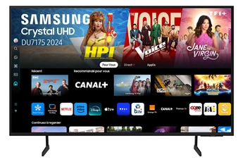 Ecran 165 cm (65") - 4K UHD / Gaming hub pour jouer avec et sans console / Applications TV opérateurs Télécom exclusives / Divertissements dématérialisés : Canal+, App TV opérateurs télécom, Xbox.